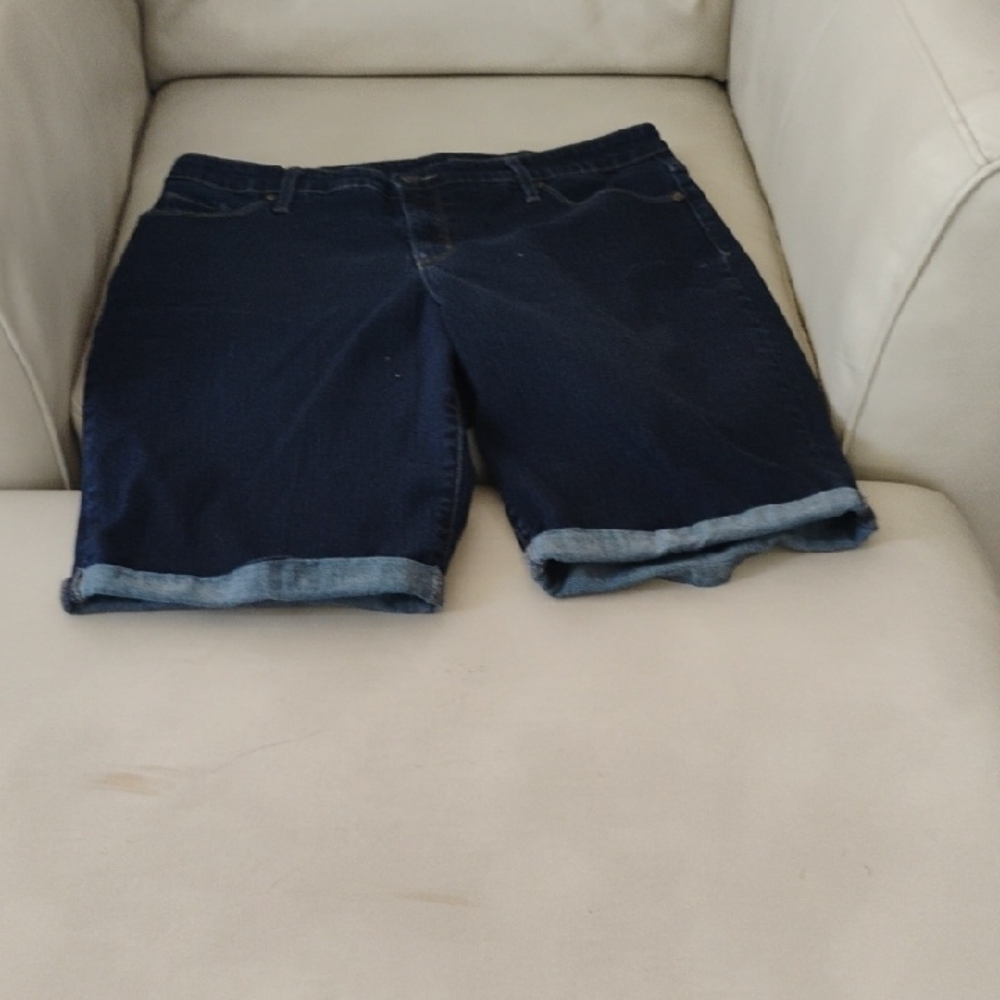 Women's Blue Denim Shorts